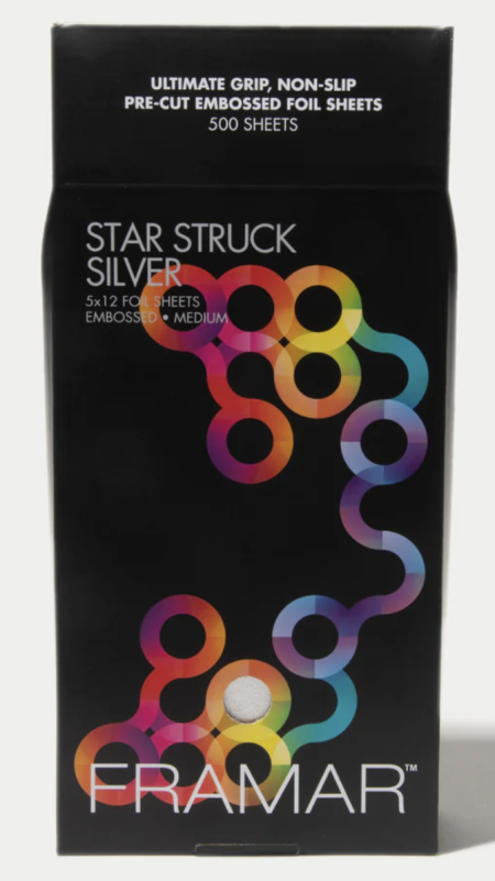 Framar Star Struck Silver - 5x12 Embossed Medium  - 500 sheets